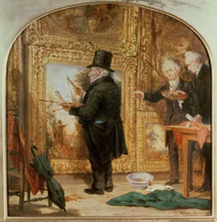 J. M. W. Turner (1775-1851) en la Real Academia, Día de Barnizado